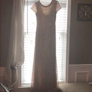 Gold sequence dress